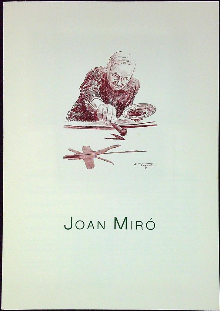 Joan Miro Enveloppe Dépliant Timbre 1er jour Encart Fdc Yvert et Tellier