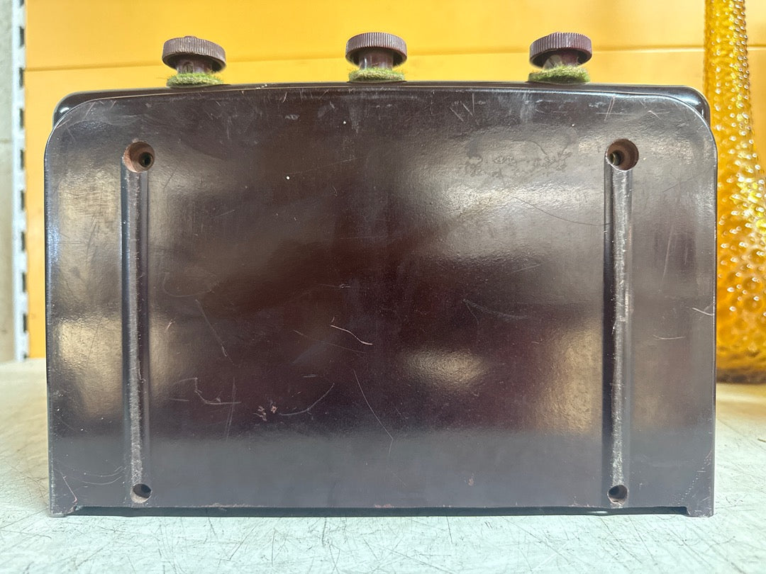 Poste de radio – Radiola – Radios et tuners – Vintage bakélite marron à lampes