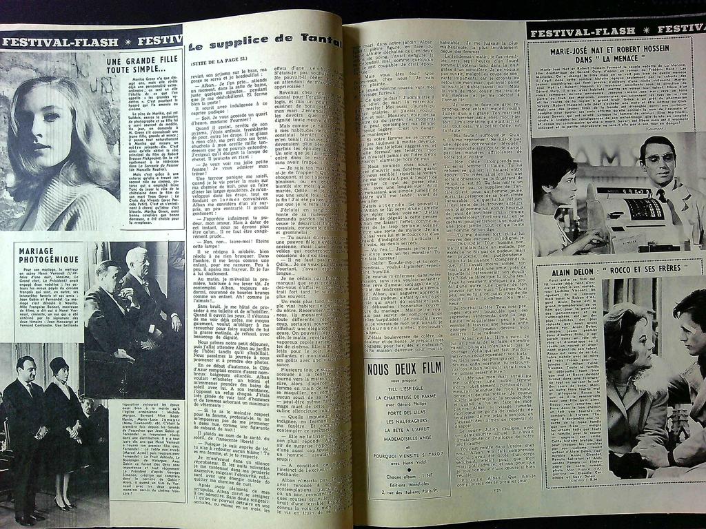 Magazine de cinéma – Festival N° 612 – Memorabilia – Sophia Loren et Pascale Petit