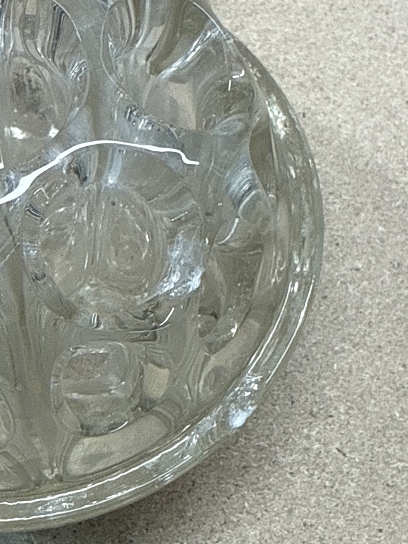Pique-fleurs – Portieux – Décoration – En verre transparent ancien