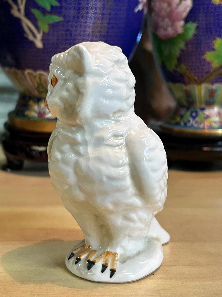 Statuette Chouette / Hibou en céramique