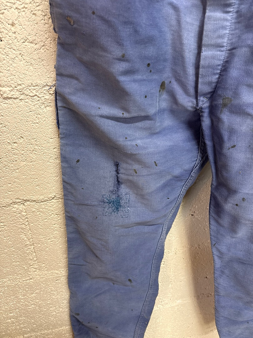 Pantalon de travail Le Mont St Michel – Bleu vintage