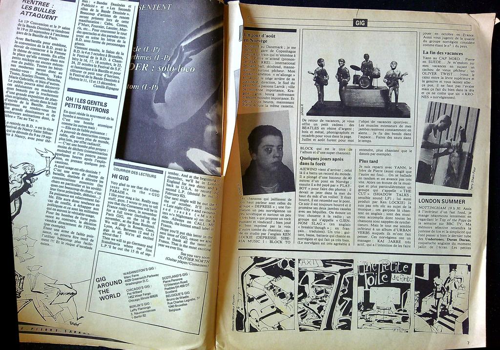 Magazine – Gig n°11 Octobre 1981 – Musique – Klaus Nomi Grace Jones