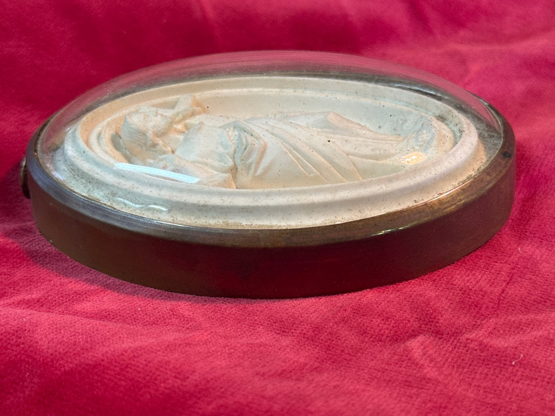 Cadre religieux – Verre bombé – Décoration – Jésus