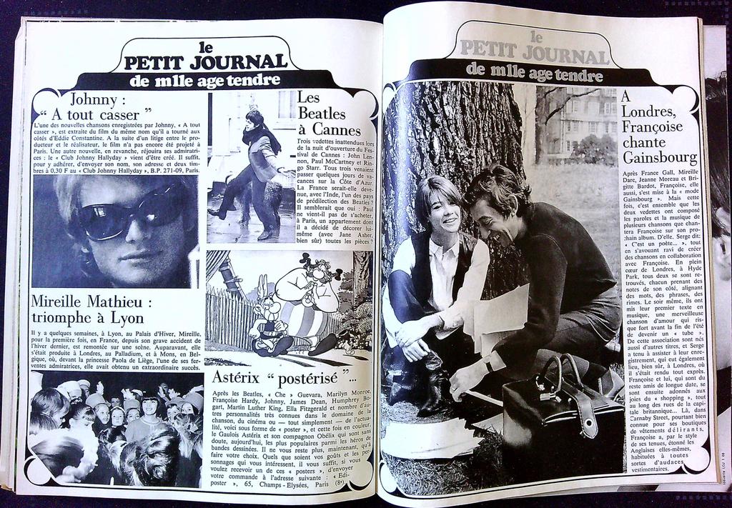 Magazine – Mlle Âge Tendre N°45 – Vintage – Twiggy