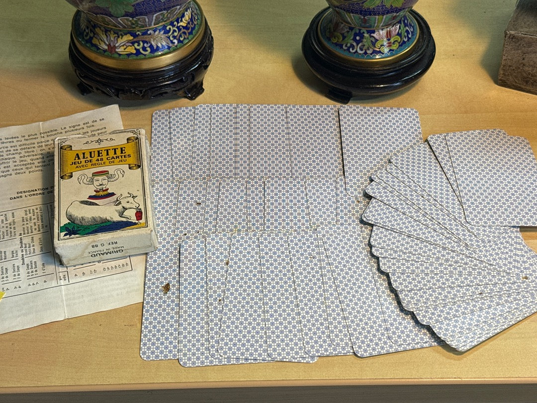 Jeu de cartes – Grimaud Aluette – Hobbies – Vintage complet