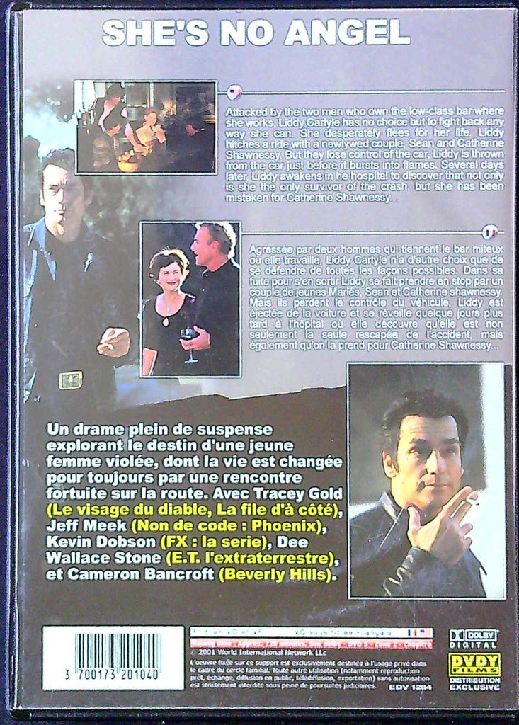Dvd – She's No Angel – Cinéma – Drame suspense