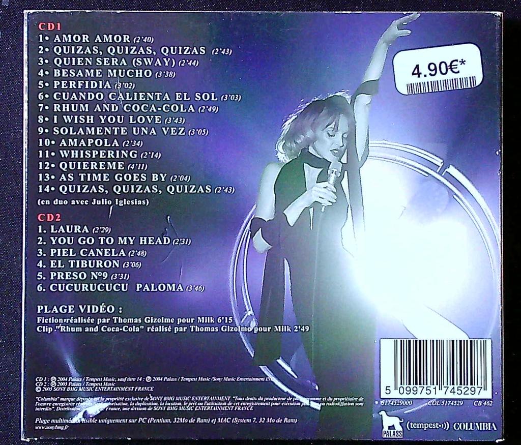 Cd – Arielle Dombasle – Musique – Amor Amor
