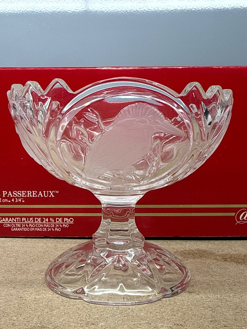 Coupes – Cristal d'arques – Service – Lot de 3 oiseaux