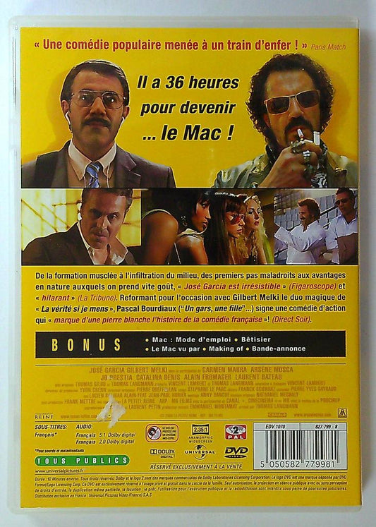 Dvd Le Mac avec José Garcia