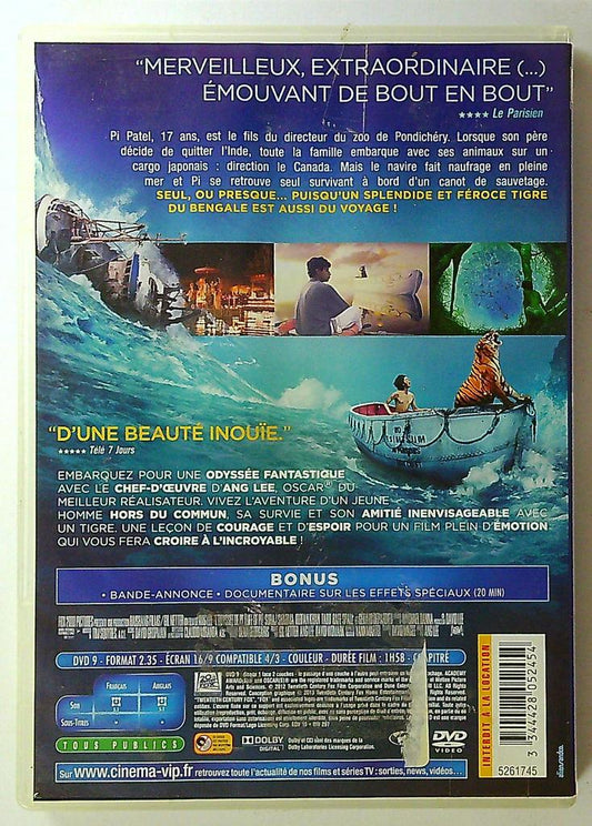 Dvd L'odyssée de Pi Aventure