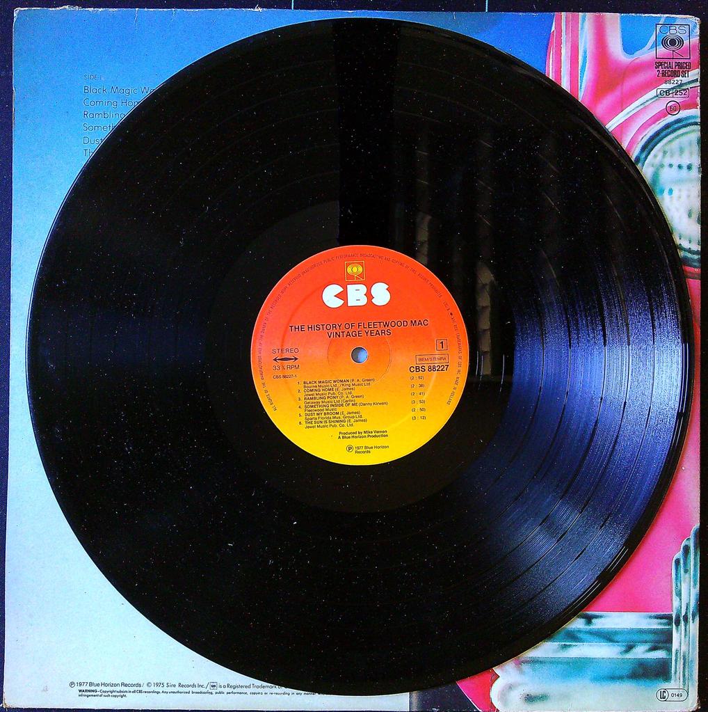 Disque vinyle The History Of Fleetwood Mac Vintage Years Cbs