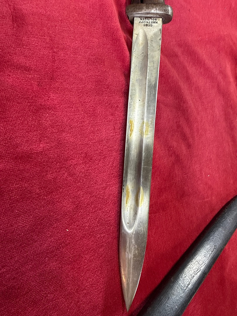 Baïonnette Gebr. Hartkopf Solingen – Ancien modèle militaire