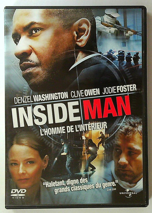 Dvd Inside Man L'homme de l'intérieur Denzel Washington