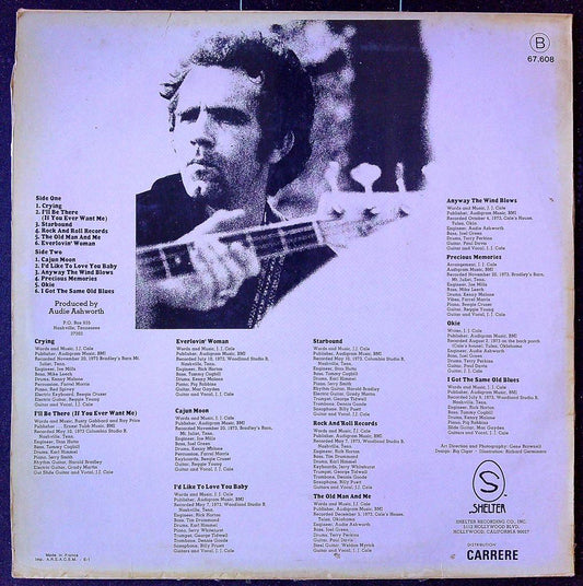 Vinyle Lp J.j. Cale Okie Carrere Shelter