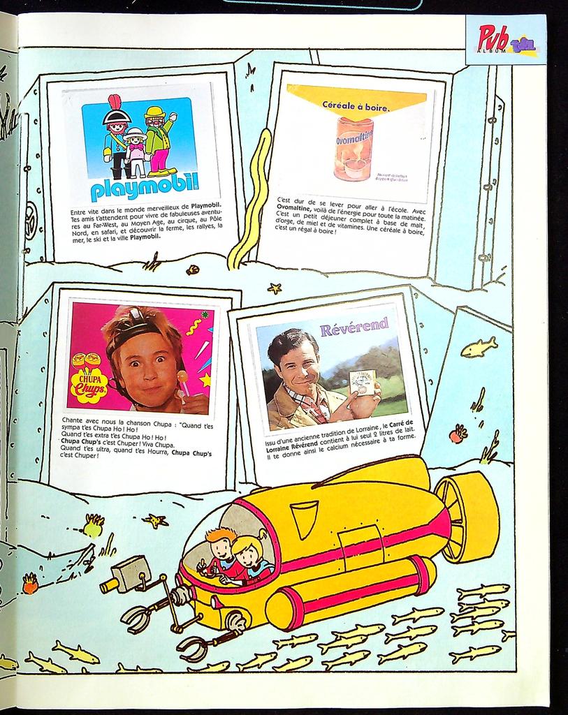 Album de collection Pub Album Tf1 1988 Bon état complet sauf vignette n 82