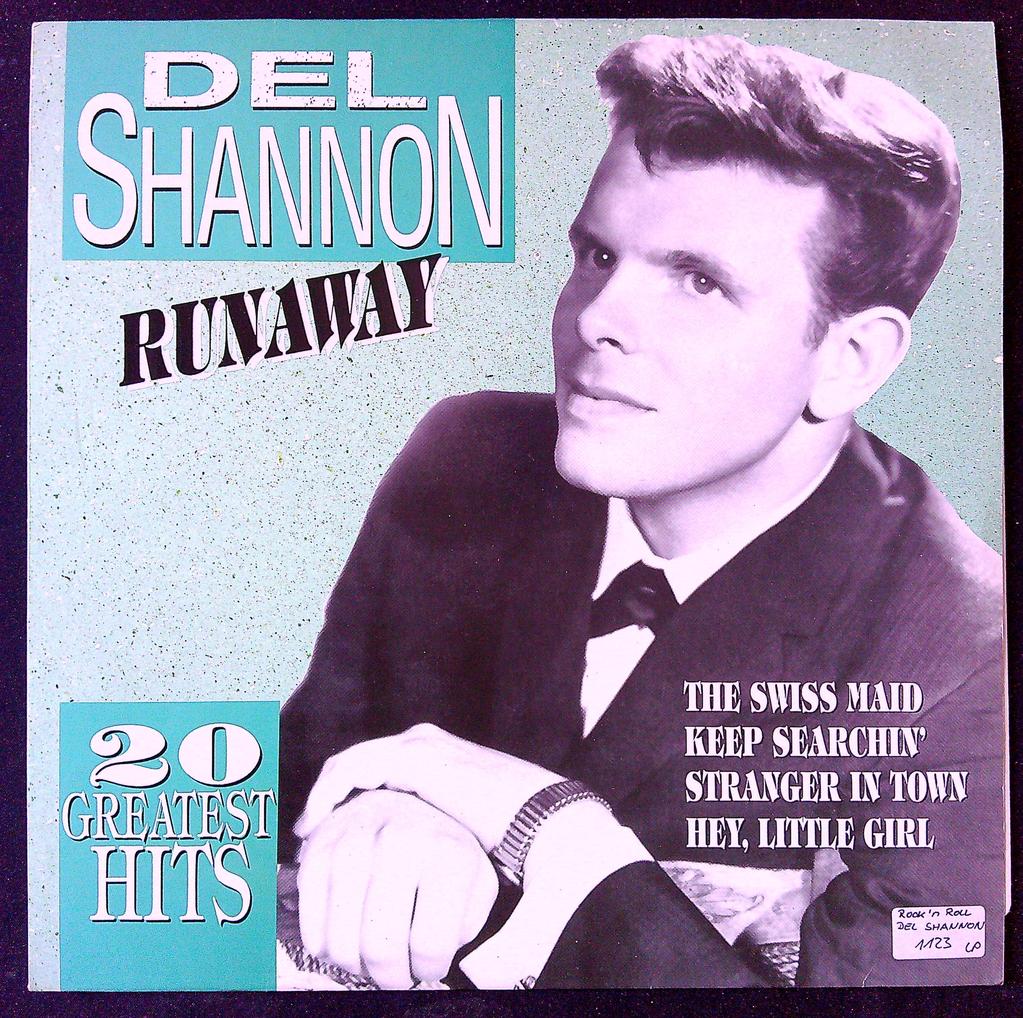 vinyle Del Shannon - Runaway - 20 Greatest Hits