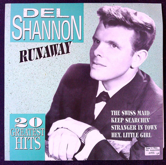 vinyle Del Shannon - Runaway - 20 Greatest Hits