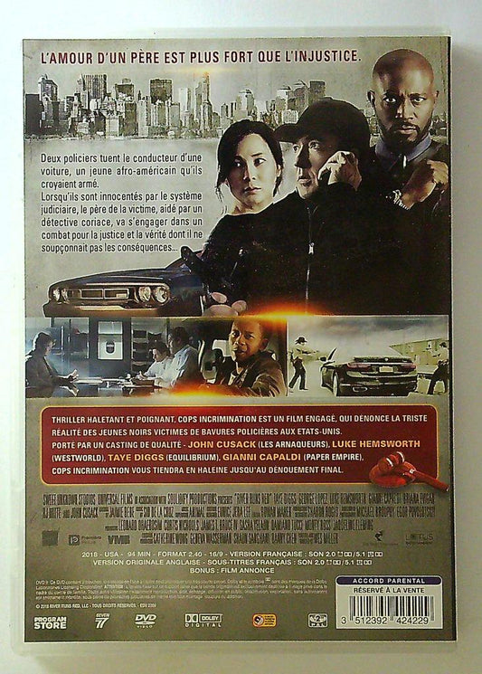 Dvd Cops Incrimination John Cusack Luke Hemsworth