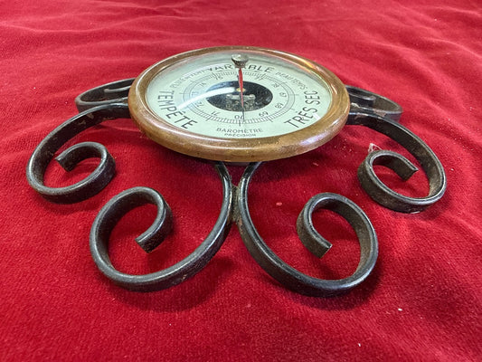 Baromètre – Précision – Décoration – Fer forgé vintage