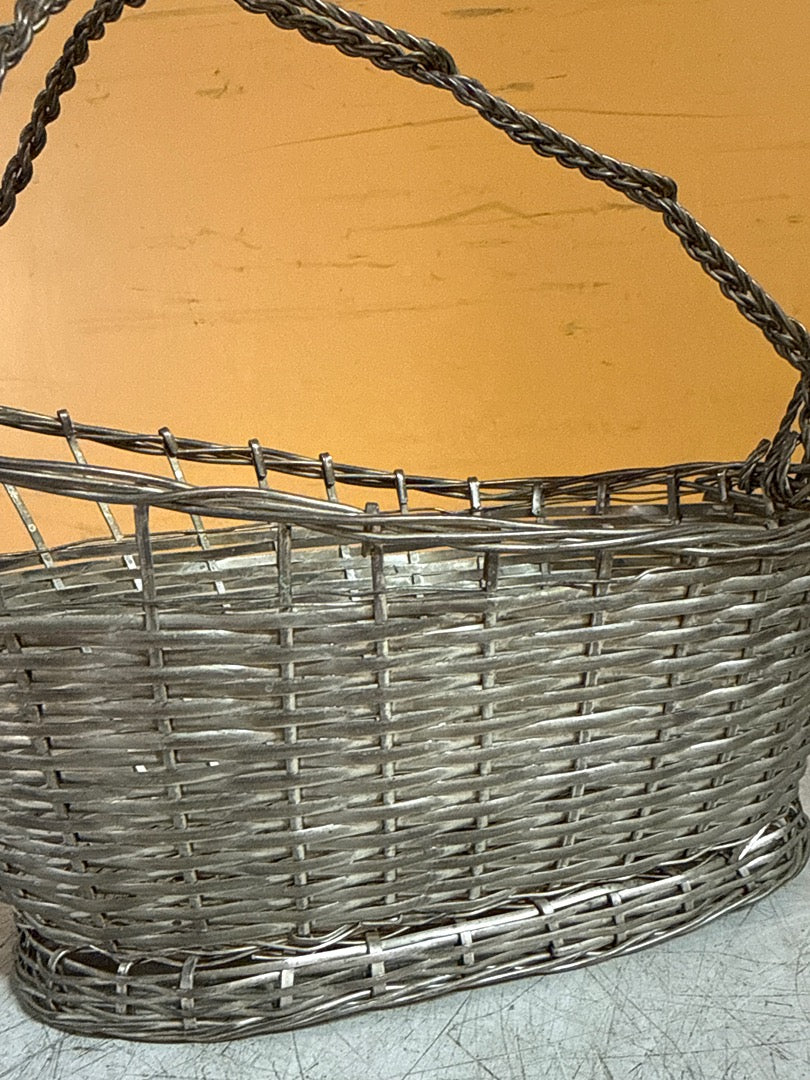 Panier porte-bouteille – Service – Métal argenté