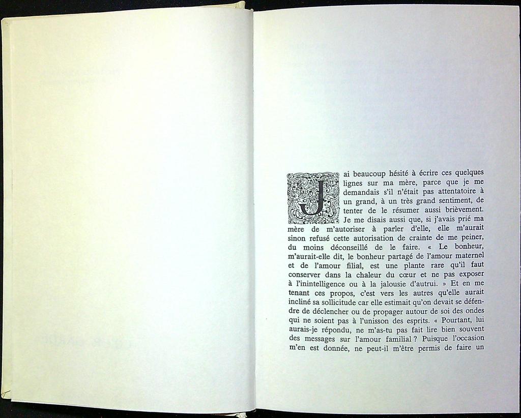 Livre – Presses de la Cité – Littérature – Ma Mère 1969