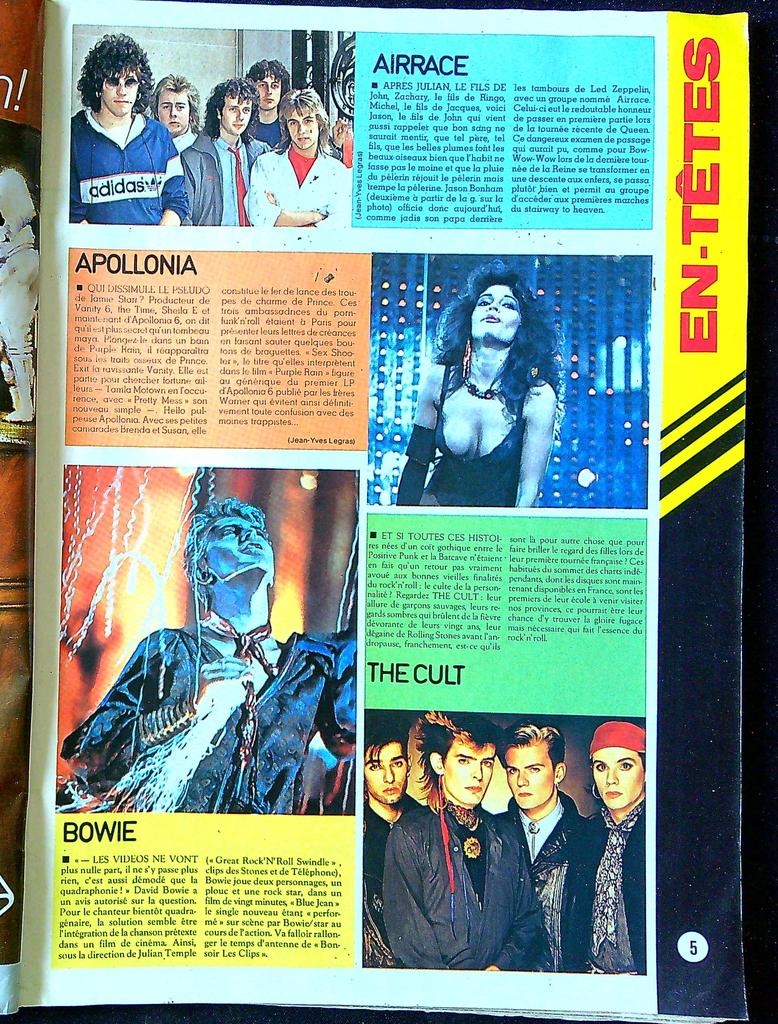 Magazine Best n°196 - Musique - Boy George Gainsbourg