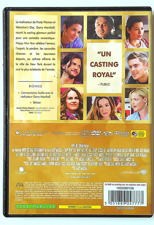 Dvd Happy New Year comédie Romantique Garry Marshall