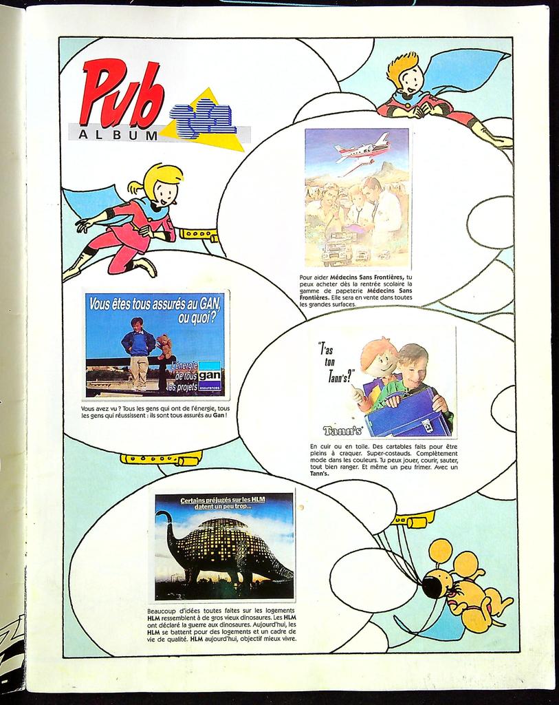 Album de collection Pub Album Tf1 1988 Bon état complet sauf vignette n 82