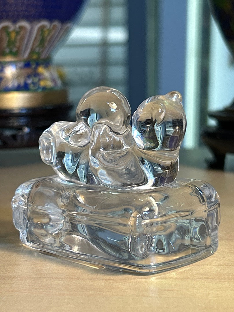 Figurine Chat – Cristal d’arques – Ornement