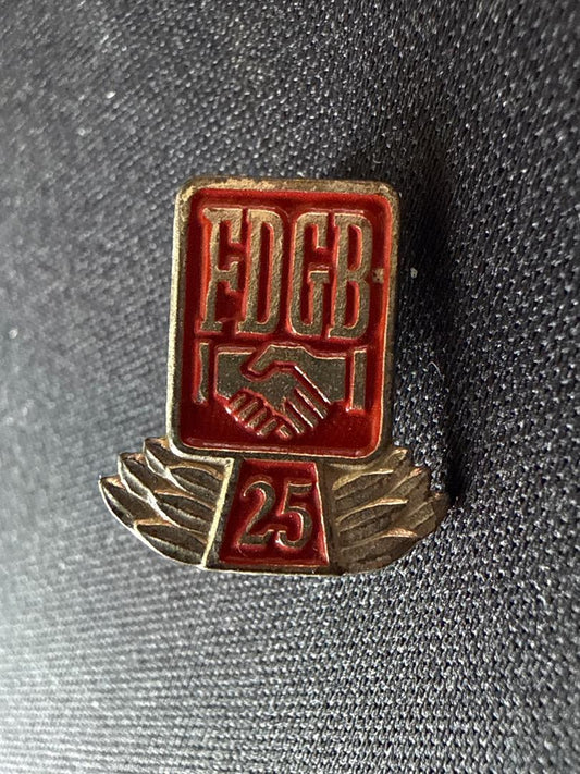 Insigne pin's – Fdgb – Collection – Rda 25 ans