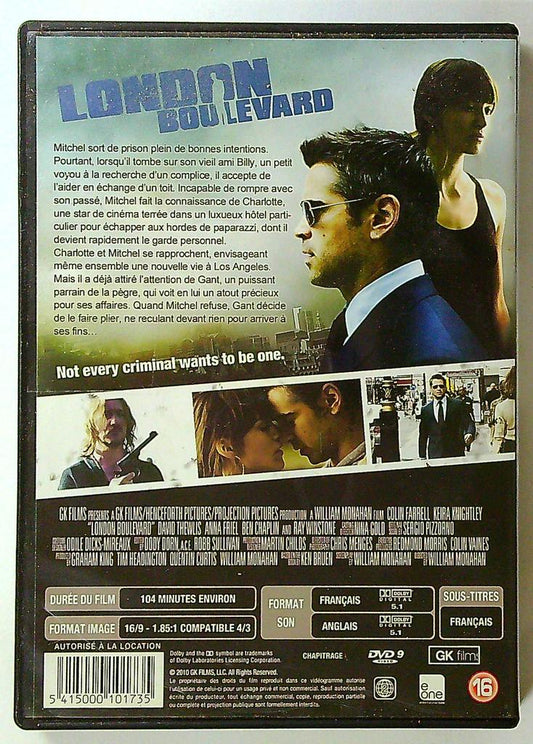 Dvd London Boulevard film policier Colin Farrell
