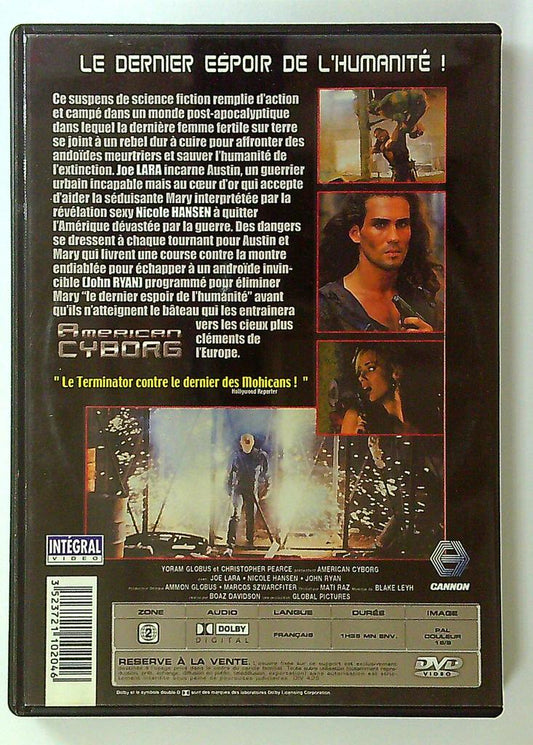 Dvd American Cyborg Le Guerrier d'acier