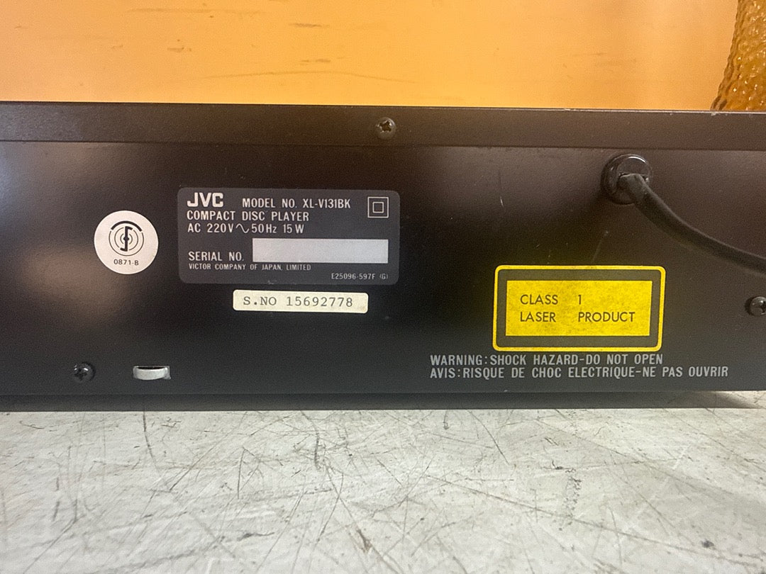 Lecteur Cd – Jvc Xl-v131bk – Électronique – Platine Cd vintage noire