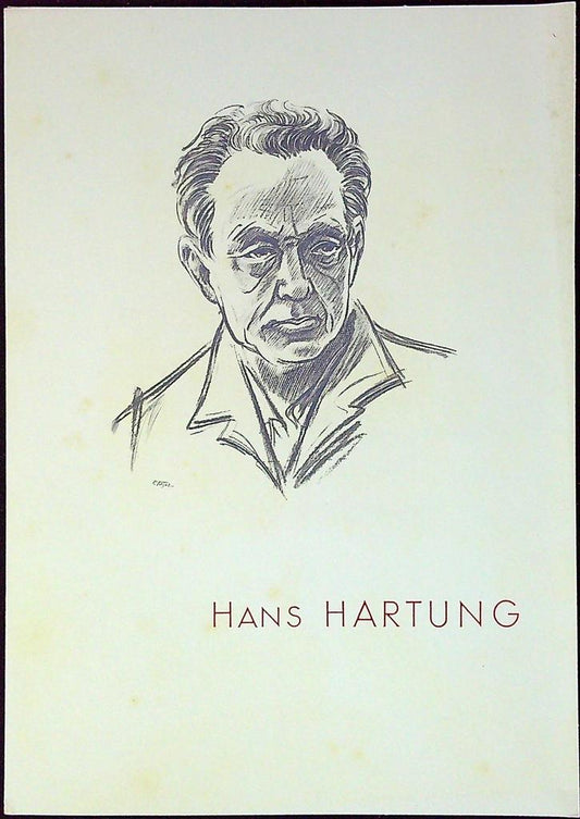 Hans Hartung Enveloppe Dépliant Timbre 1er jour Encart Fdc Yvert et Tellier