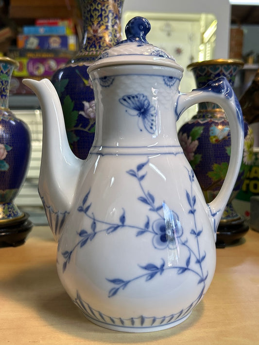 Cafetière B&g Bing et Grondahl Butterfly Porcelaine