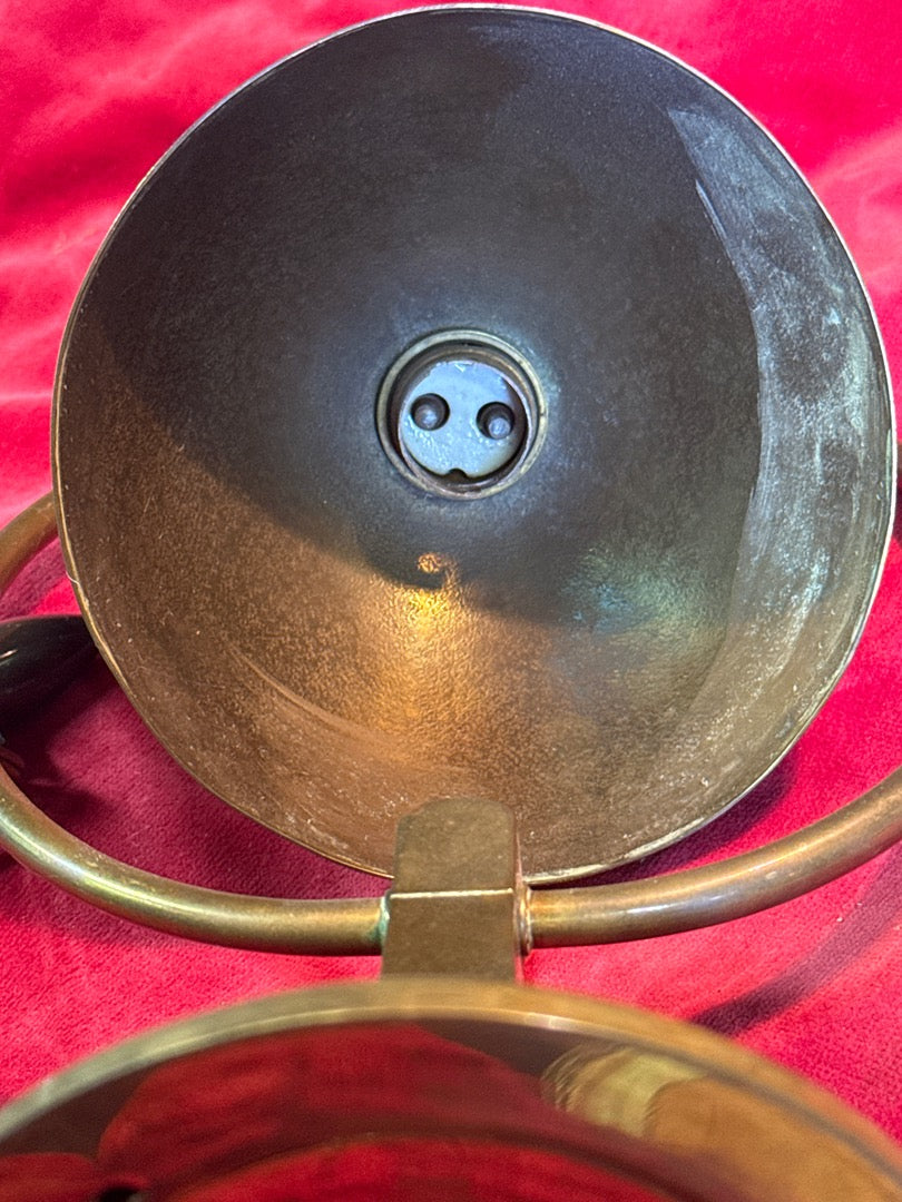Lampe de bureau – D.r. Pat. – Luminaire – Laiton vintage