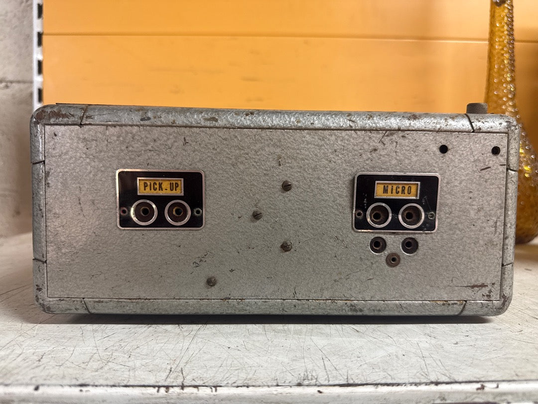 Amplificateur – Bouyer Auto-t.x. – Sonorisation – vintage métal gris