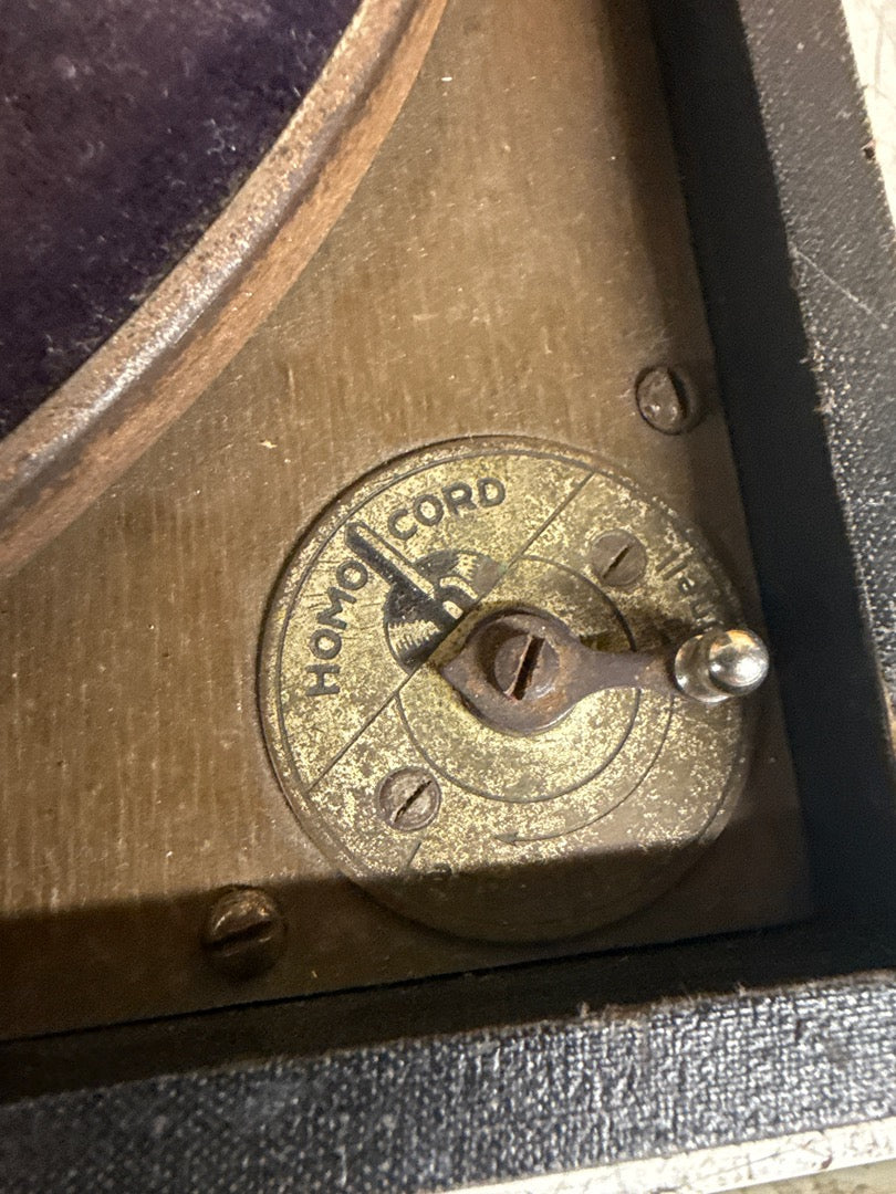 Gramophone Homocord – Ancien tourne-disque portable