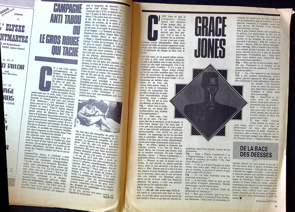 Magazine – Gig n°11 Octobre 1981 – Musique – Klaus Nomi Grace Jones