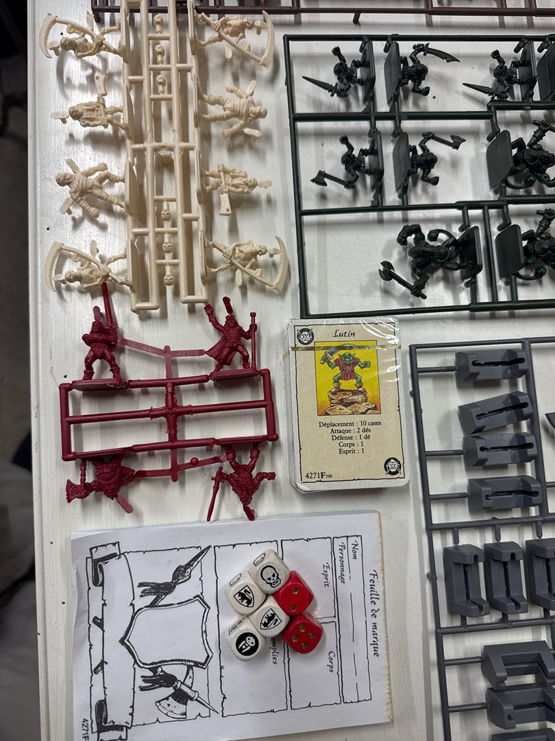 Heroquest Mb Games Workshop edition originale Fr 1989 Neuf sur grappes Non Dépunché