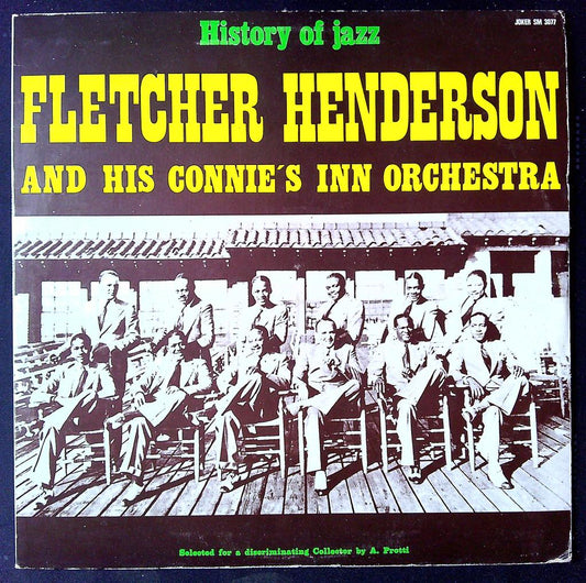 Vinyle Fletcher Henderson History of Jazz Joker noir