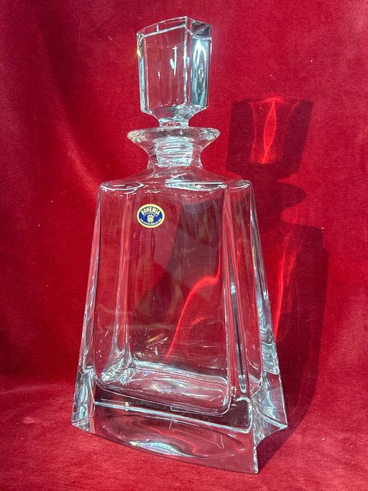 Carafe a whisky en cristal de Boheme