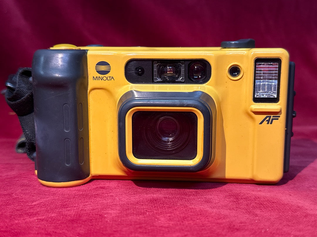 Appareil photo argentique Minolta Weathermatic 35dl jaune