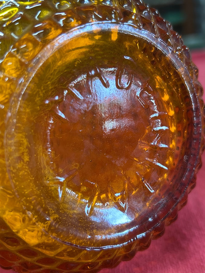 Carafe en verre ambré – Bouteille vintage