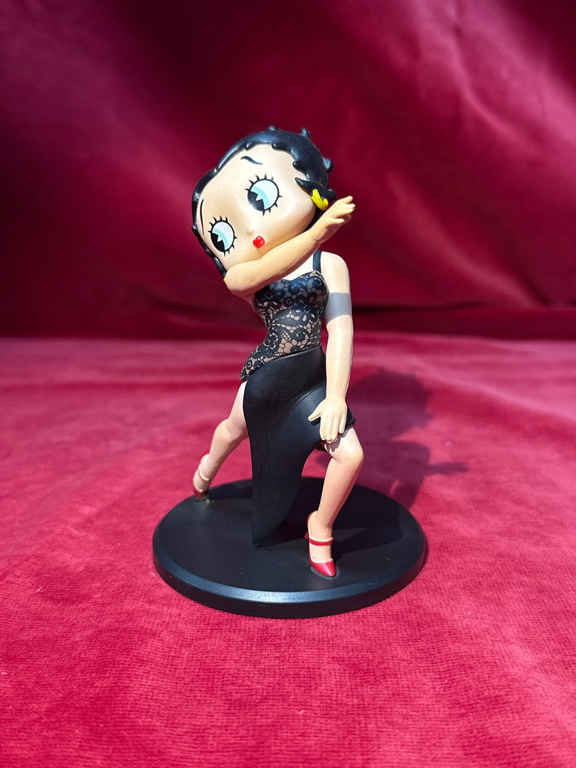 Figurine Betty Boop danseuse robe noire Fleischer Studios