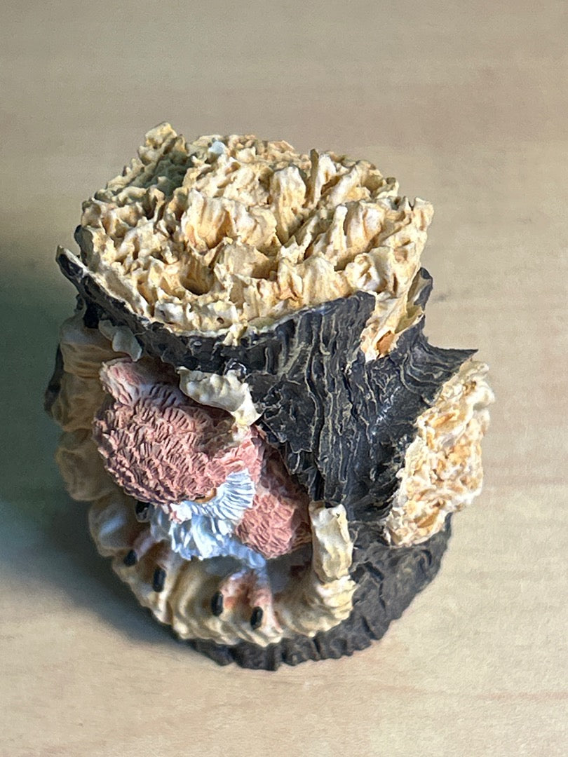 Figurine Chouette / Hibou Dans Son Tronc