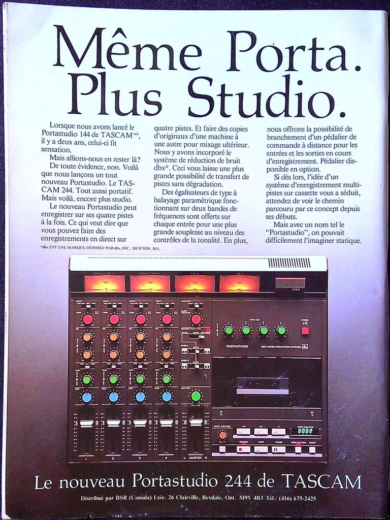 Magazine – Québec Rock N°76 – Musique – Décembre 1983