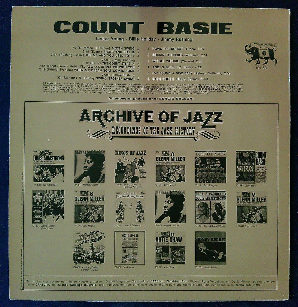 Vinyle Count Basie At Savoy Ballroom 1937-1944 Jazz