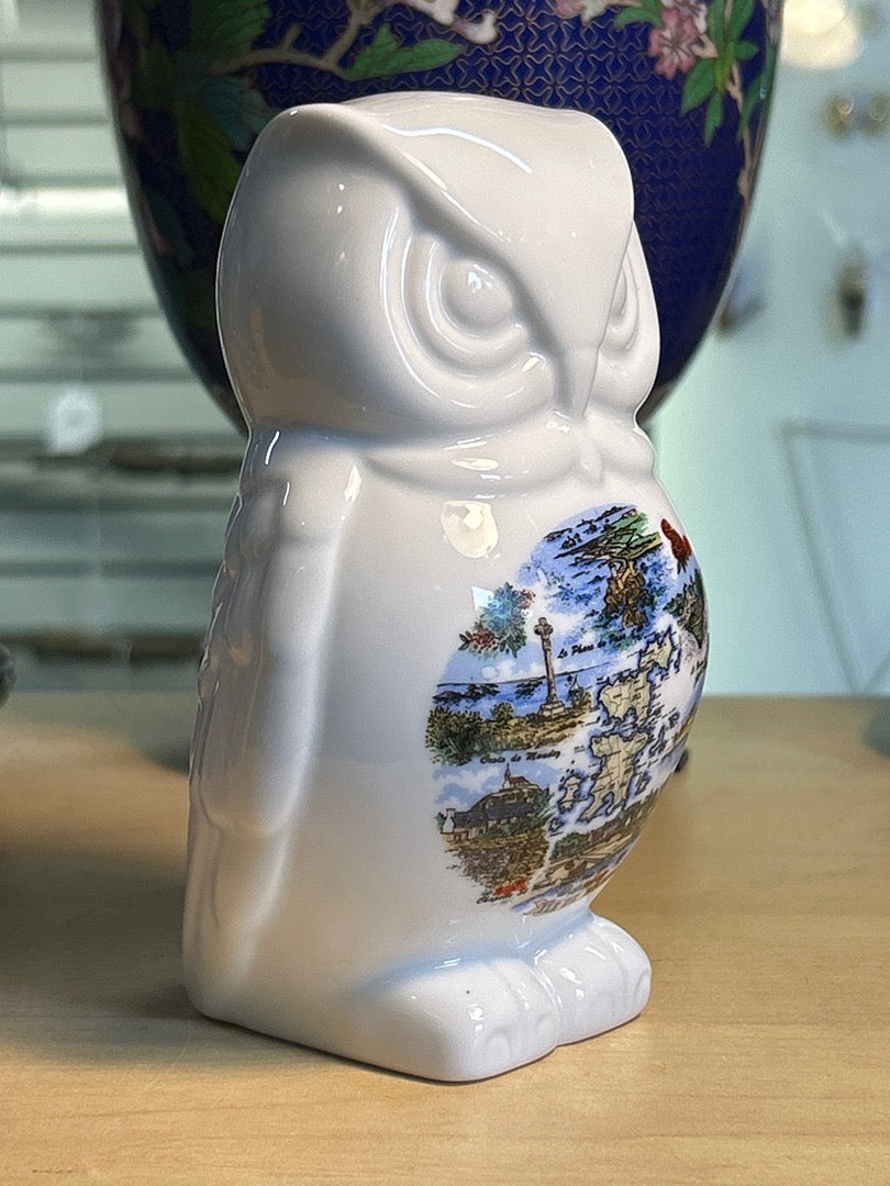 Tirelire Hibou Souvenir Île de Bréhat